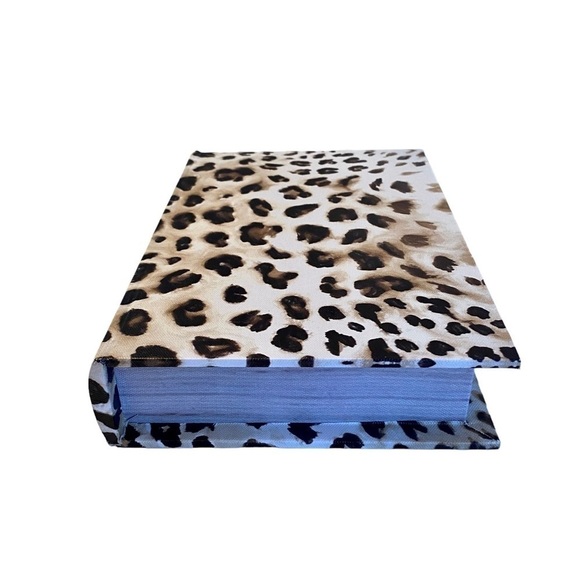 Faux Book Hide Away Leopard Print - Picture 5 of 9